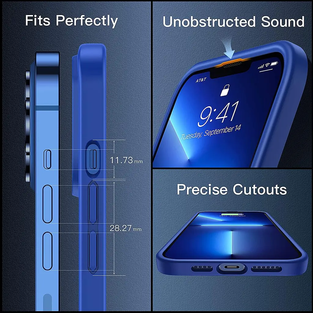 Чохол CASEKOO Frosted для iPhone 13 Pro Mil-grade Slim Fit, матовий напівпрозорий протиударний - фото 4