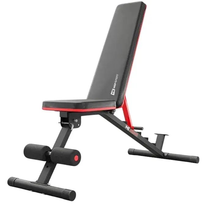 Набор Elitum Titan гантели 2х21кг со скамьей Hop-Sport HS-2050 HB - фото 5