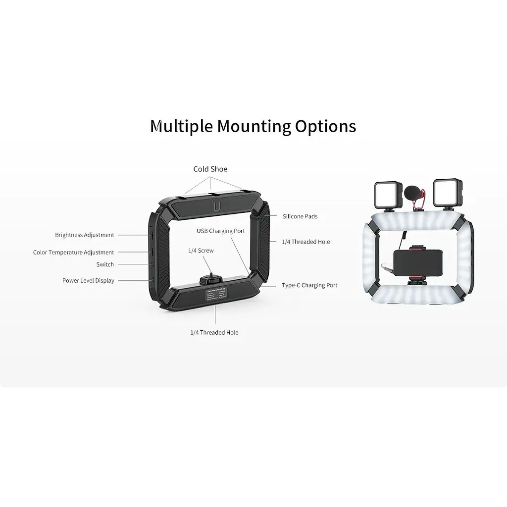 Накамерный свет Ulanzi U200 [75109] - фото 9