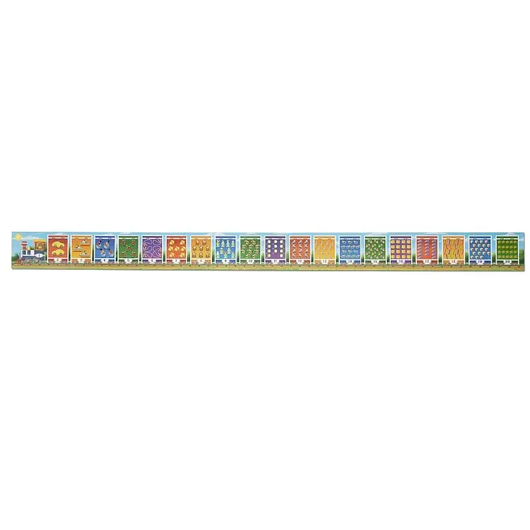 Мега-пазл Melissa & Doug Номера вагонов 20 элементов (MD31000) - фото 2