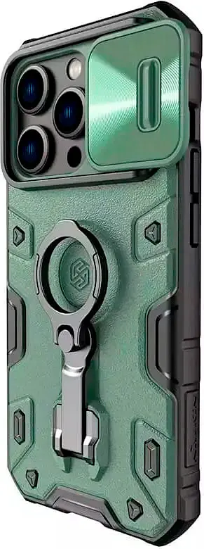 Чохол Nillkin CamShield Armor Pro для Apple iPhone 14 Pro Max Green [84868] - фото 4