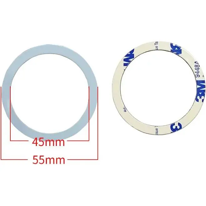 Стальная пластина DK для MagSafe Ring на скотче (Кольцо О / white) - фото 2