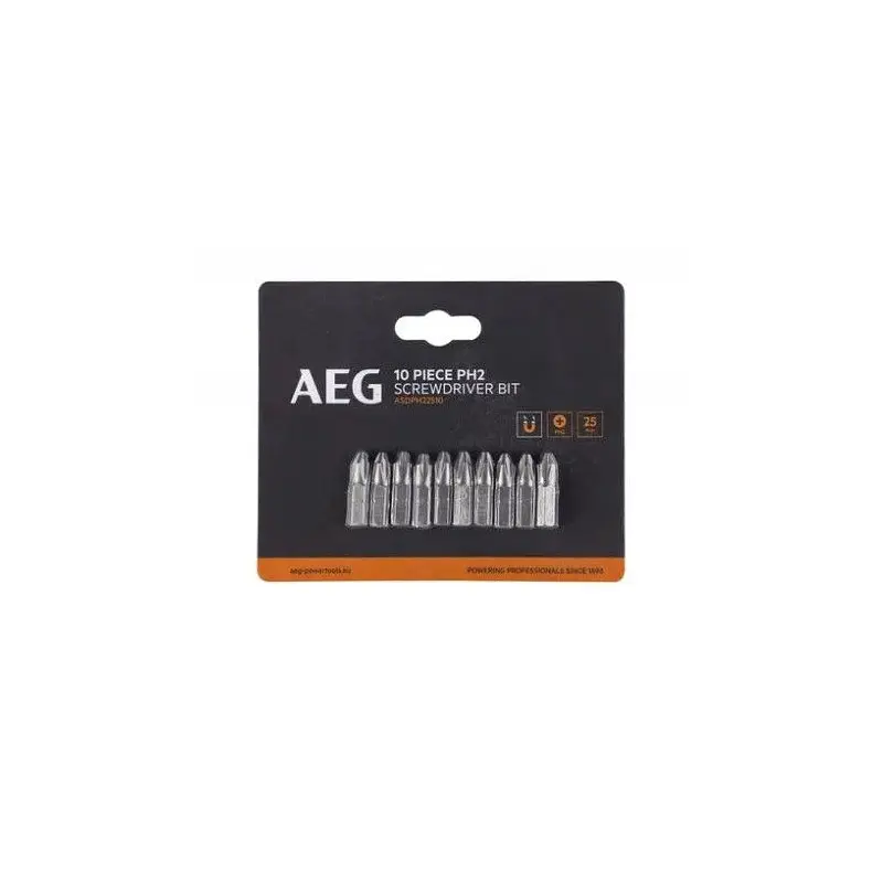 Біта AEG ASDPH22510, PH2, 25мм (10шт)