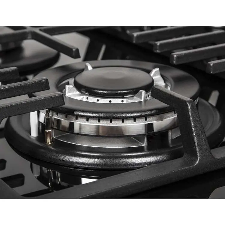 Варильна поверхня Ventolux HSF640-W3G CESBT газова BK - фото 4