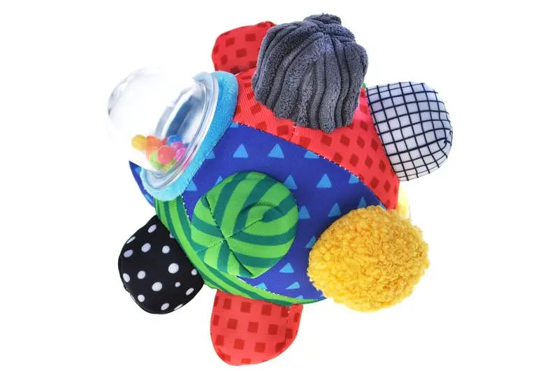 М'яка брязкальце м'яч Baby Soothing Ball 036-1 у коробці YG Toys - фото 2