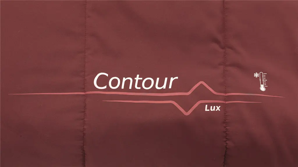 Спальний мішок Outwell Contour Lux Reversible/-3°C Red Left (230367) - фото 8