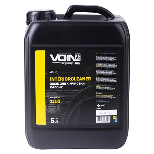 Засіб для хімчистки салону VOIN InteriorCleaner концентрат 1:10 5л