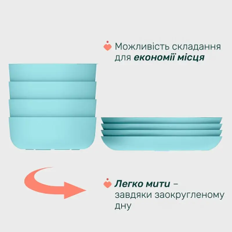 Набір дитячого посуду Chicco Set Pappa 12 м+ блакитний (16201.25) - фото 3