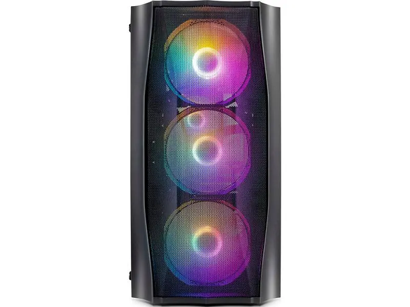 Корпус 1stPlayer Firebase X3-M-4F1 Black (X3-M-4F1-BK) - фото 2