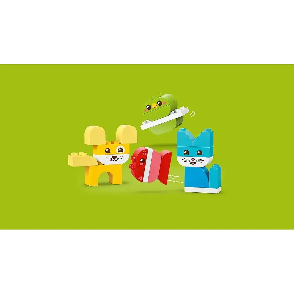 Конструктор LEGO DUPLO My First Чарівні творчі домашні улюбленці 3 в 1, 24 деталі (10477) - фото 6