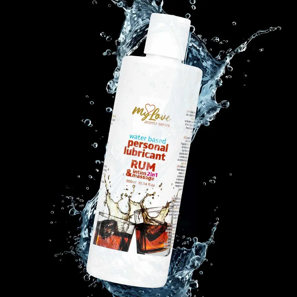 Лубрикант MyLove Aroma Series IntimMassage 2in1 Rum, 300 мл - фото 3