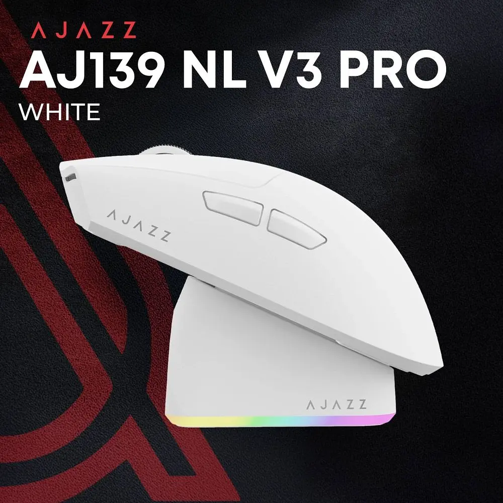 Миша Ajazz AJ139 Near Link V3 Pro+ біла (AJ139-NL-V3-PRO-W) [175708] - фото 6