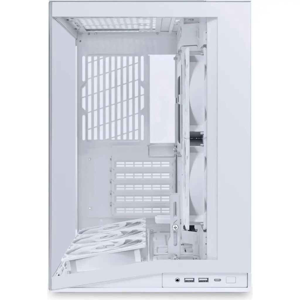 Корпус для ПК Lian Li O11 Dynamic Mini V2 Flow, White (G99.O11DMIV2FW.00) - фото 2