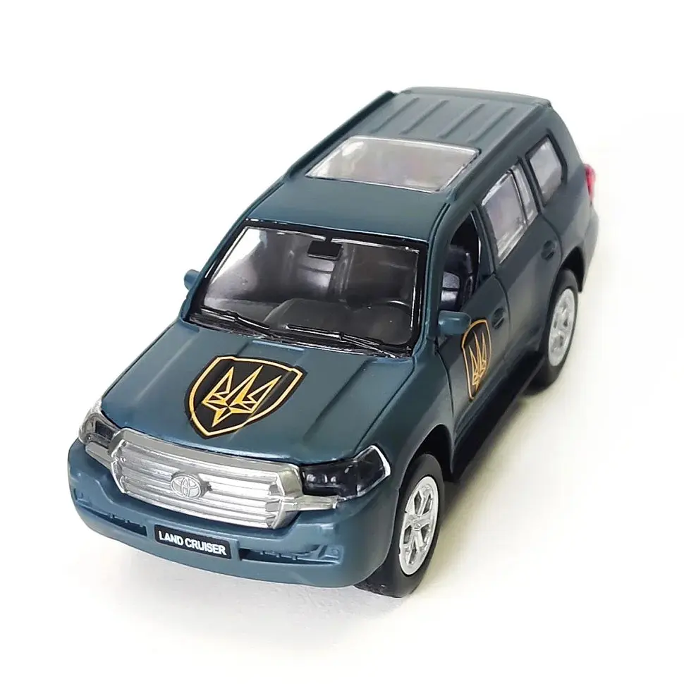 Автомодель серії Шеврони Героїв Toyota Land Сruiser Рубіж TechnoDrive KM6010 - фото 6
