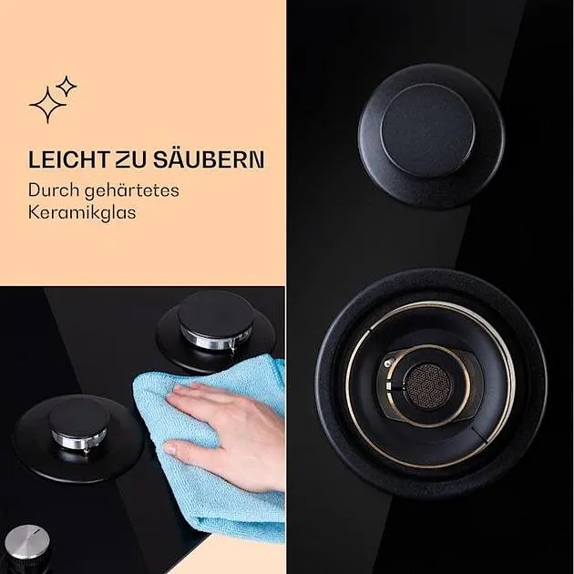 Варочная поверхность газовая Klarstein Ignito Max 4 (10036453) - фото 6