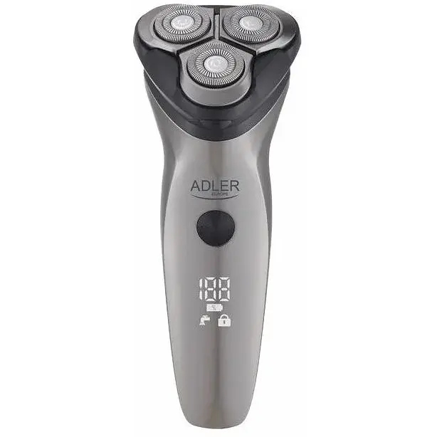 Бритва Adler AD 2945 IPX7 дорожный замок до 60 мин работы 3 головки - фото 2
