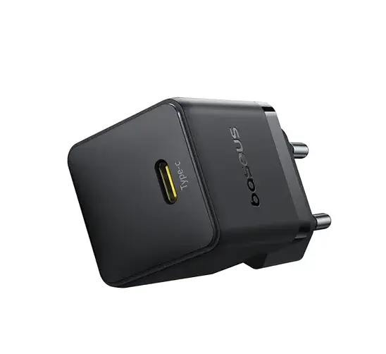 Мережевий адаптер Baseus Palm Fast Charger 1C 30 W + Cable Type-C to Type-C P10111605113-01 Чорний - фото 2