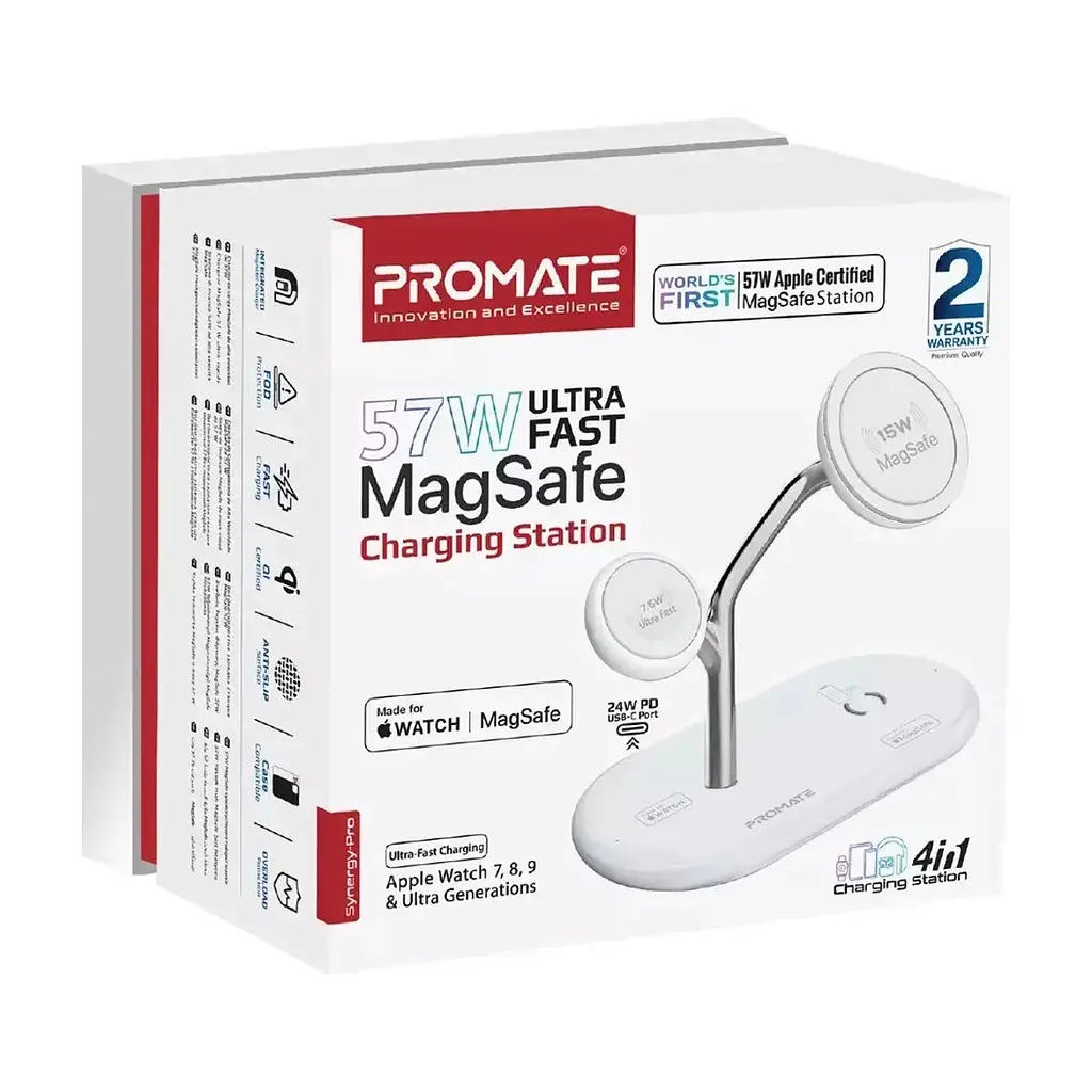 Зарядний пристрій Promate wireless (synergy-pro.white) - фото 3