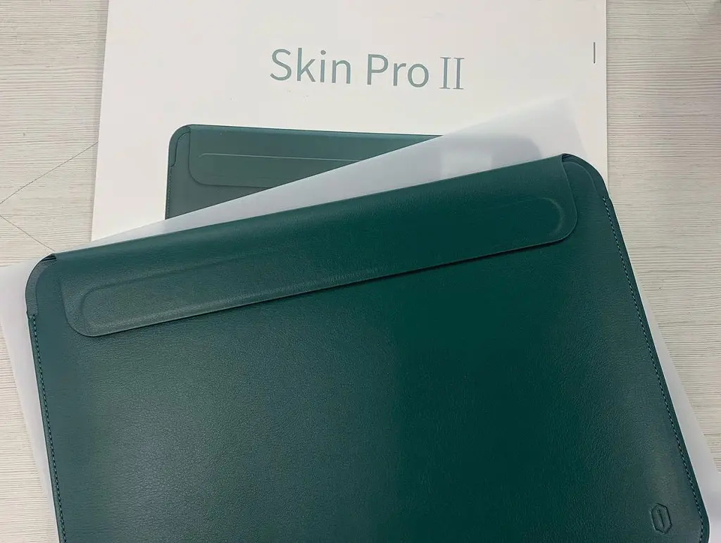 Чохол WiWU Skin Pro II Leather Sleeve Case для MacBook Pro 13 (2016-2019) Forest Green [51487] - фото 2