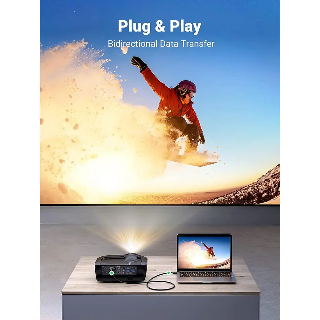 Кабель мультимедійний HDMI M to DVI M 1.0m HD106 black Ugreen (30116) - фото 6