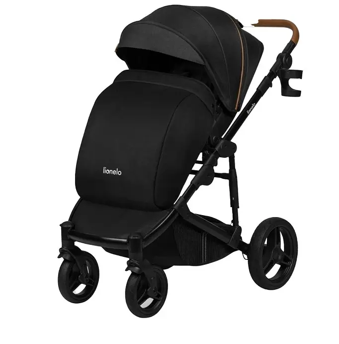 Универсальная коляска 2 в 1 Lionelo Mari Tour Black Onyx, черная (LO-MARI TOUR 2IN1 BLACK ONYX) - фото 3