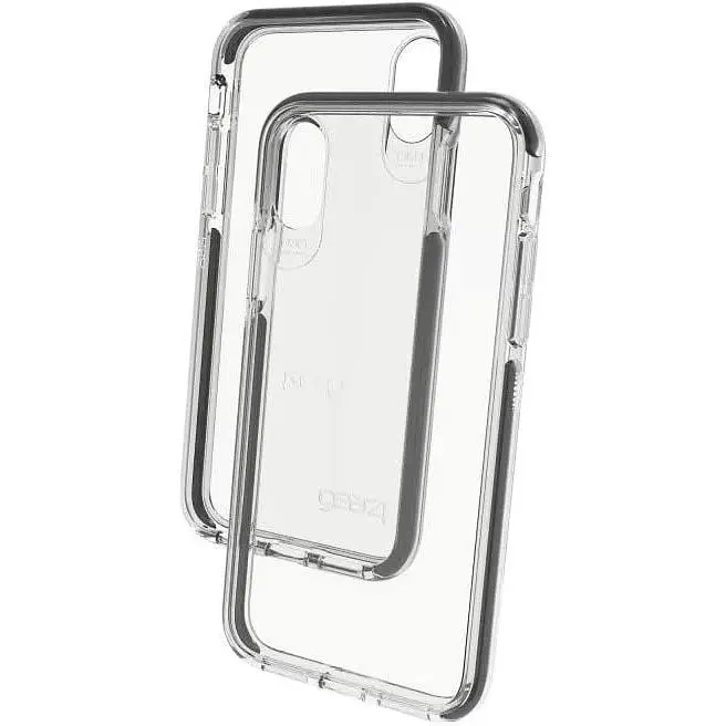 Протиударний чохол Gear4 Piccadilly D3O для iPhone XS Max (6.5") Black + Прозорий - фото 2