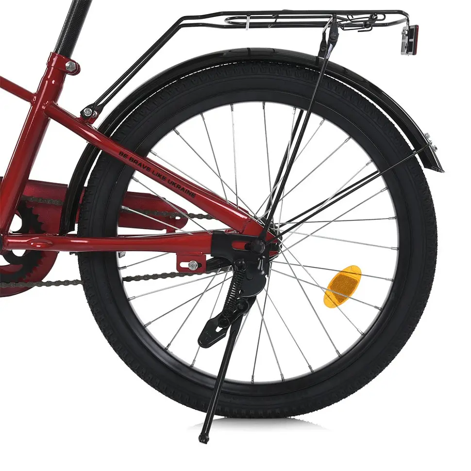 Велосипед дитячий Prof1 MB 20021-1 20 дюймів червоно-білий - фото 3