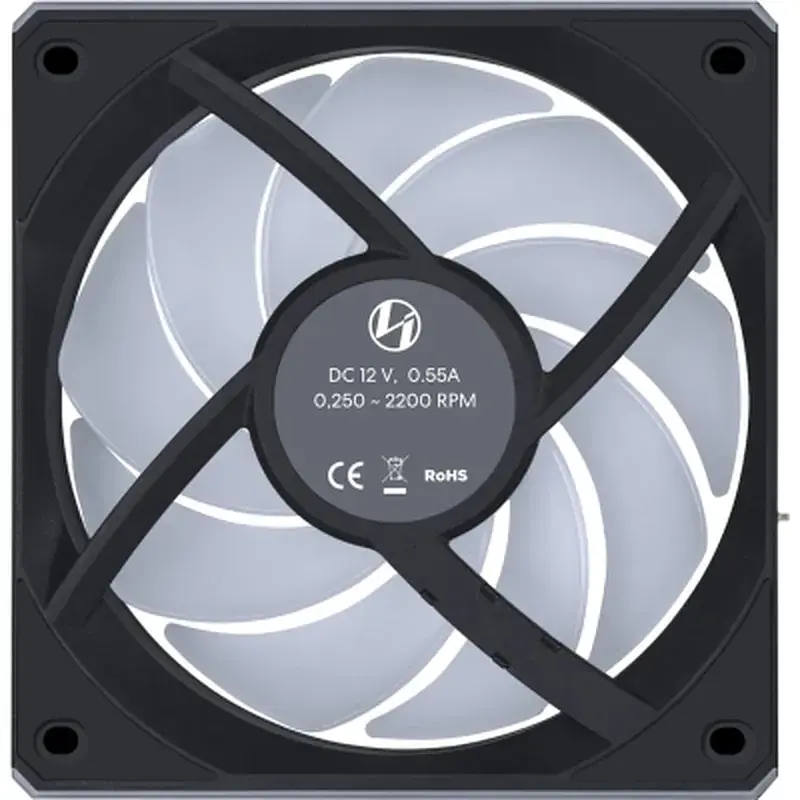 Кулер до корпусу Lian Li Uni Fan CL WIRELESS 120-1, Black (G99.12CL1W1B.00) - фото 6