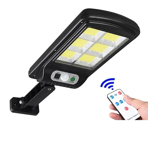 Вуличний ліхтар настіний із пультом Solar Light 6COB на сонячних батареях з датчиком руху - фото 7