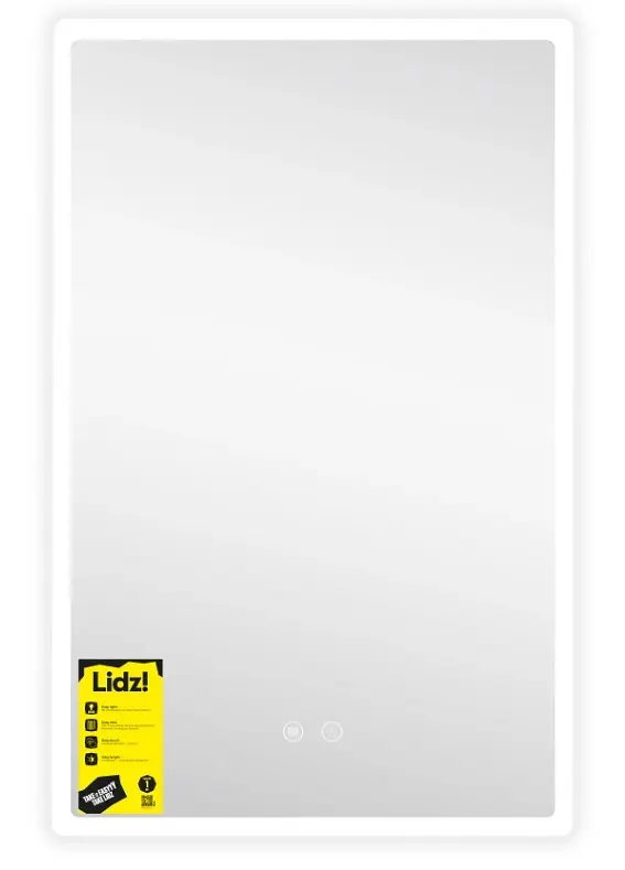 Дзеркало Lidz Orion (OR2) 500х800 мм, прямокутне, з LED-підсвічуванням Touch LDOR500800492911 - фото 3