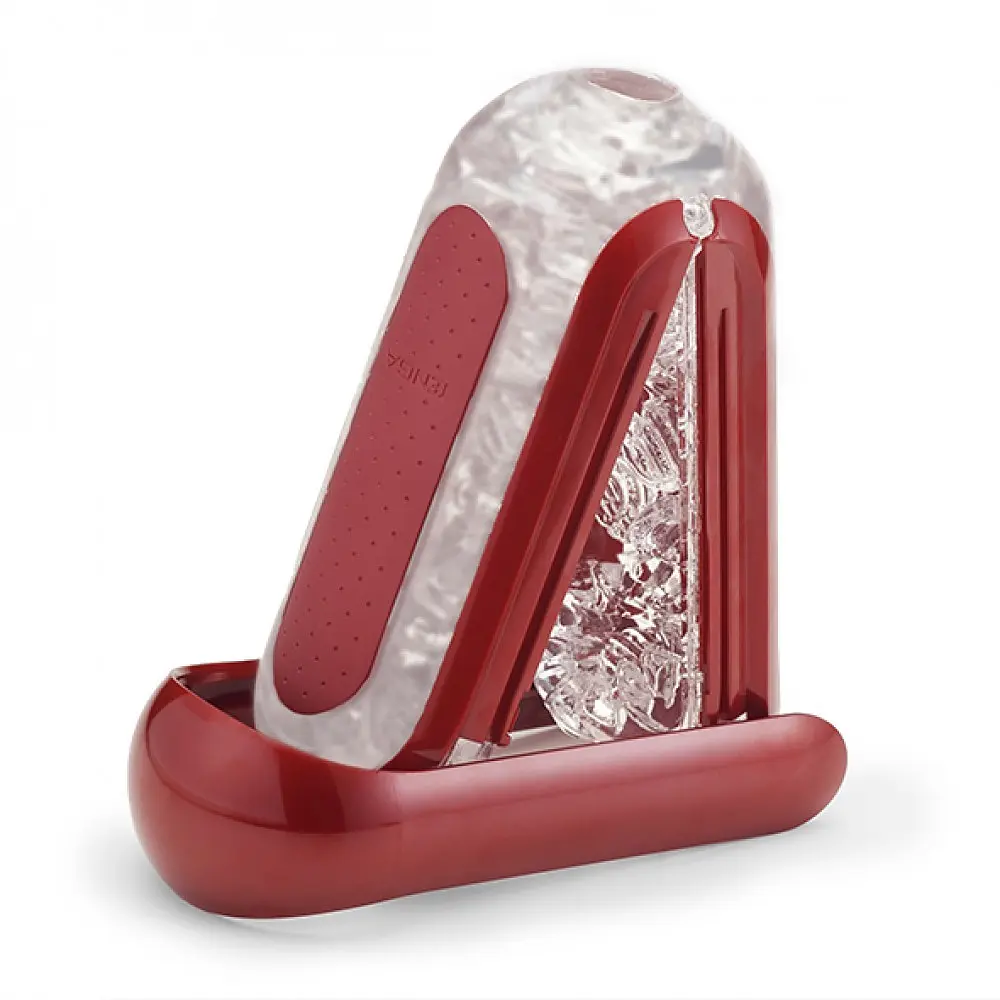 Мастурбатор Tenga Flip Zero Red + Flip Warming Set з підігрівом, 18х7 см (червоний) - фото 9