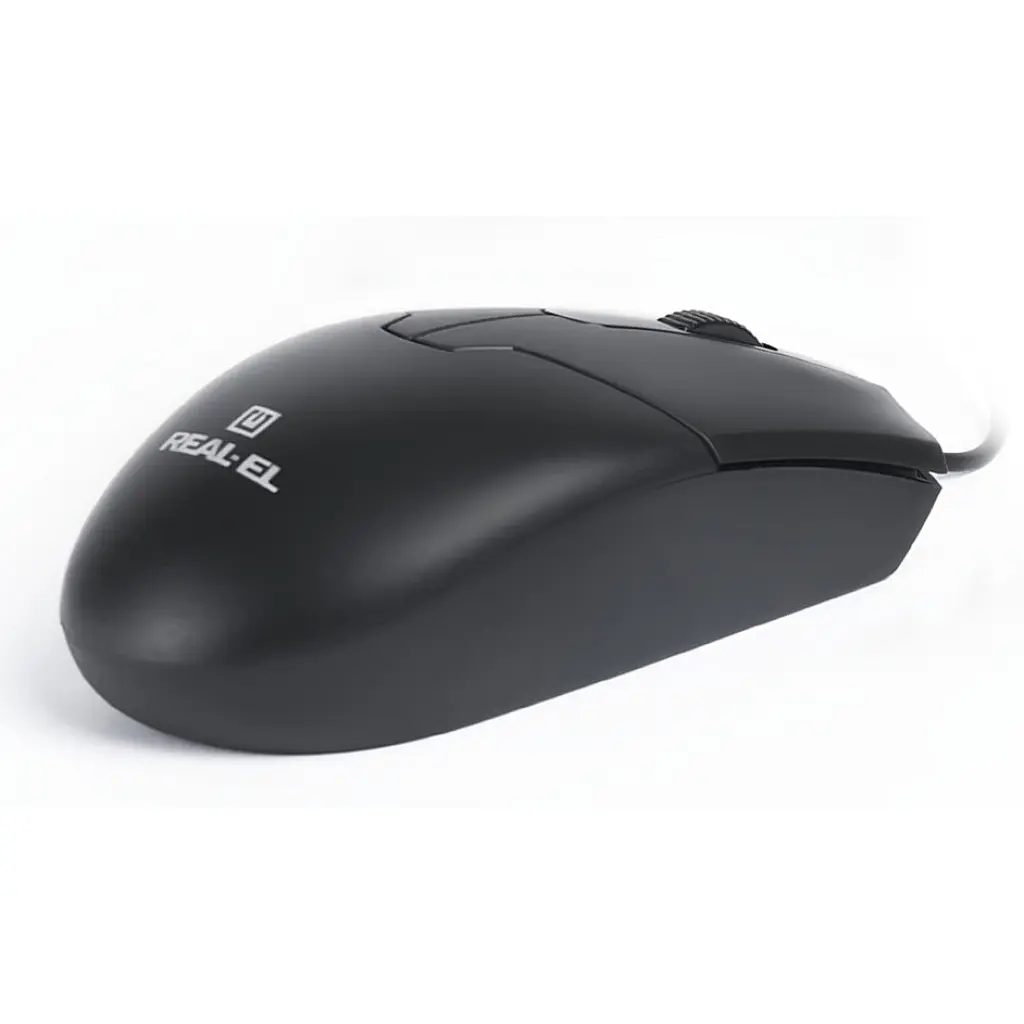 Мишка REAL-EL RM-208 USB Black (EL123200030) - фото 8