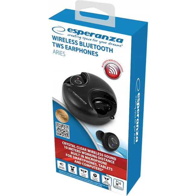 Навушники Esperanza Tws Earphones Aries EH228K - фото 6