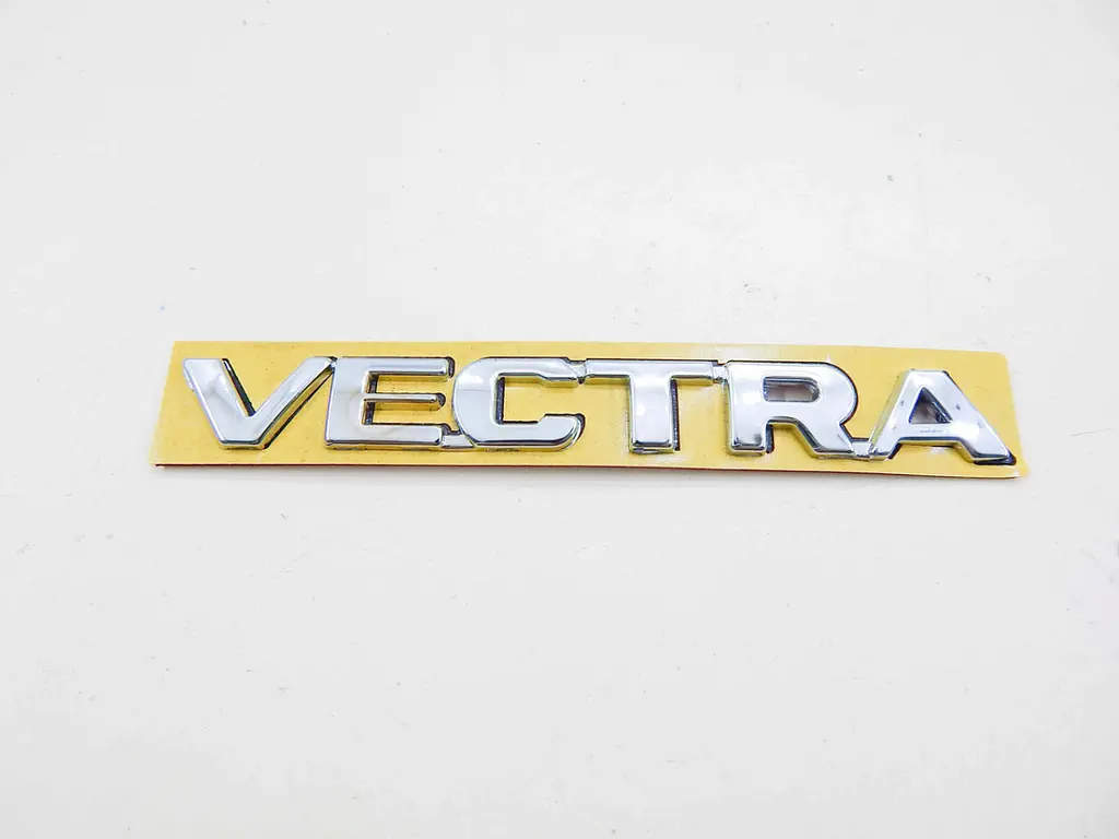 Емблема напис для Opel Vectra на скотчі Хром 150х18 мм 173.23 - фото 3