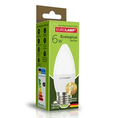 Лампочка Eurolamp LED CL 6W E27 3000K 220V (LED-CL-06273(P)) - фото 3