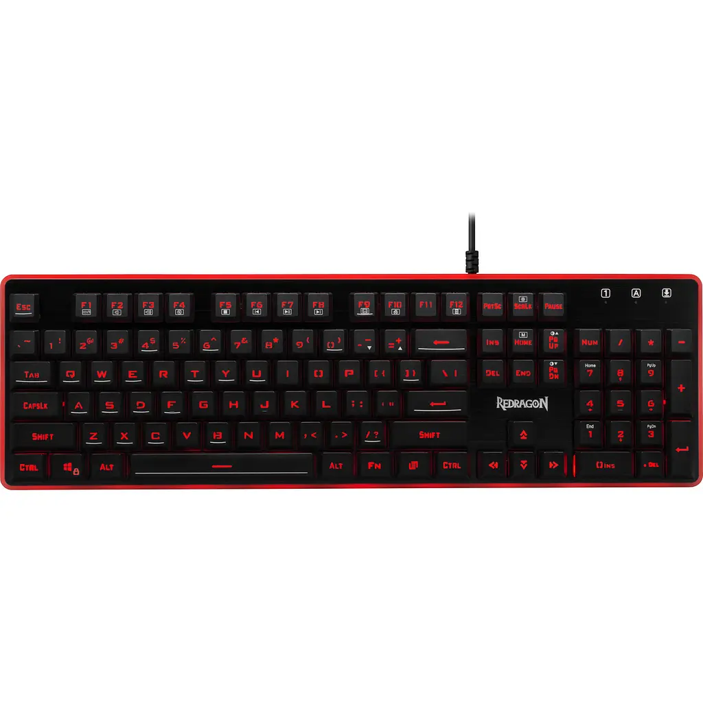 Комплект клавиатура и мышь Redragon Gaming Esseintials S107 RGB Set з ковриком [78225] [118167] - фото 5