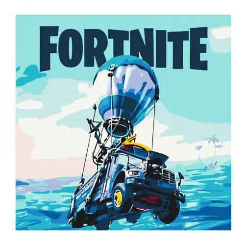 Картина за номерами Fortnite. Гра Фортнайт 30х30 см