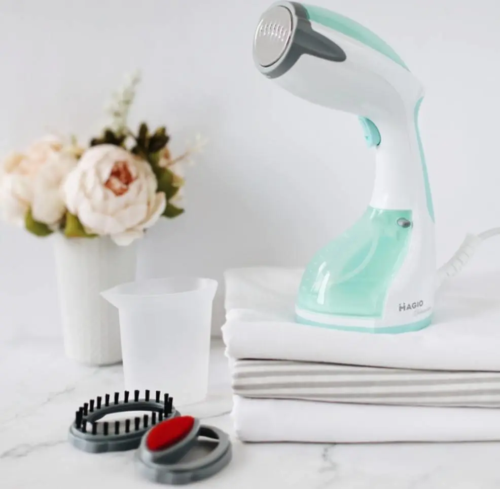 Вертикальный отпариватель Magio МG-326 ручной паровой для одежды 1200 Вт Бирюзовый - фото 4