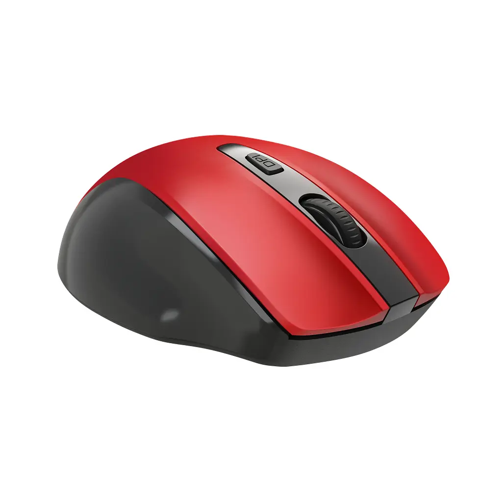 Мишка Defender Prime MB-053 Silent Wireless Red (52052) - фото 2