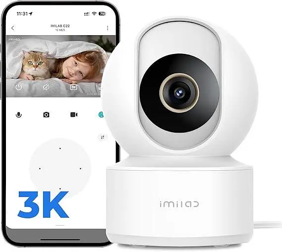 Wi-Fi камера IMILAB C22 2.5K з оглядом 360°
