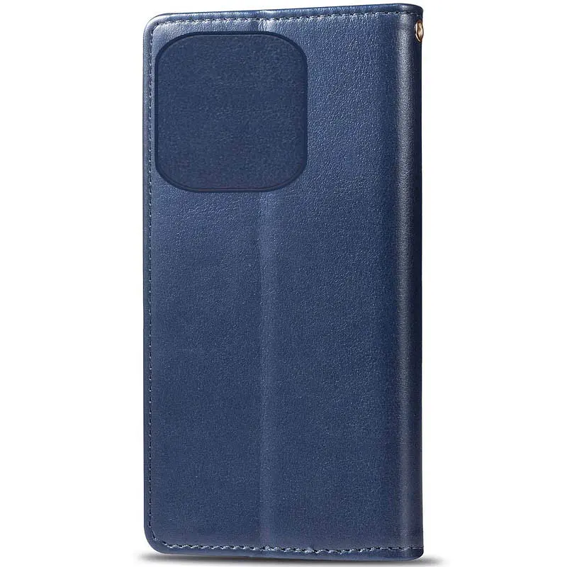 Кожаный чехол-книжка GETMAN Gallant (PU) для TECNO Spark 10 Pro Синий - фото 3
