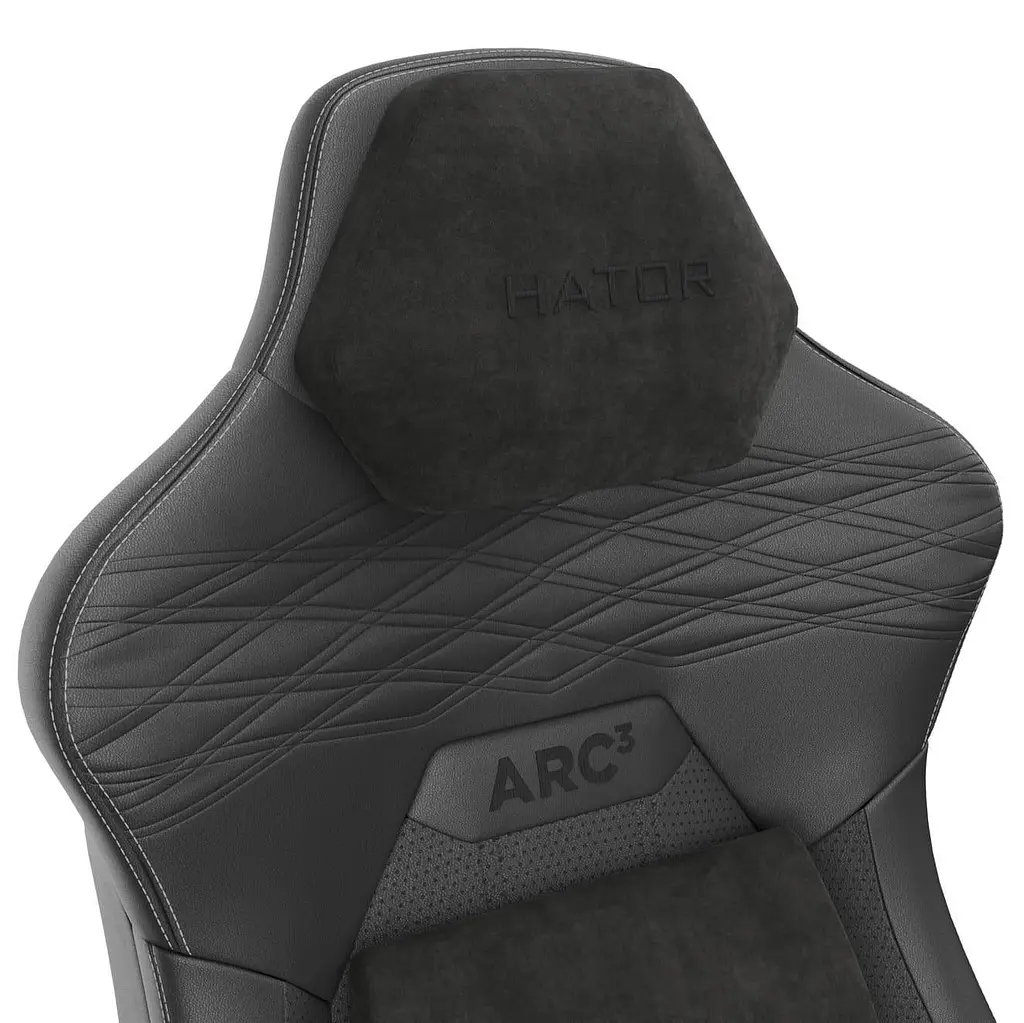 Ігрове крісло HATOR Arc 3 XL PU Black (HTC3400XL) - фото 10