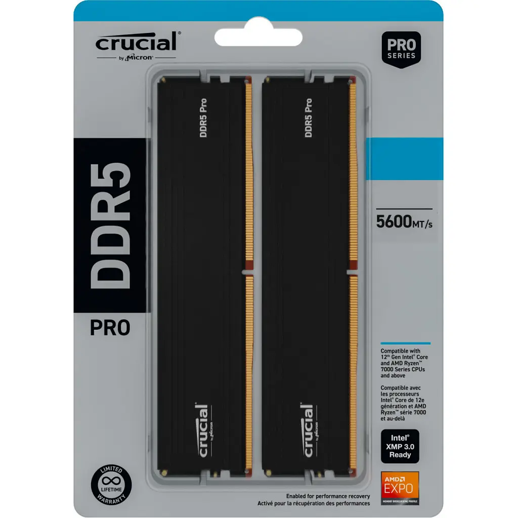 Модуль пам'яті для комп'ютера DDR5 64GB (2x32GB) 5600 MHz Pro Micron (CP2K32G56C46U5) - фото 5