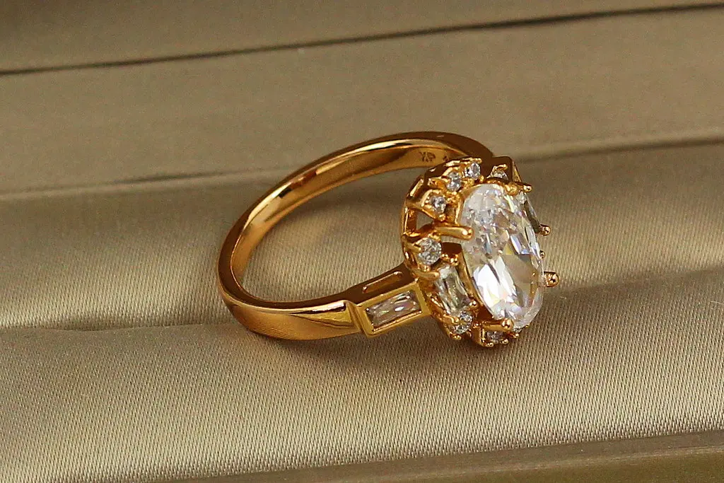 Кільце Xuping Jewelry епоха р 20 золотисте - фото 2