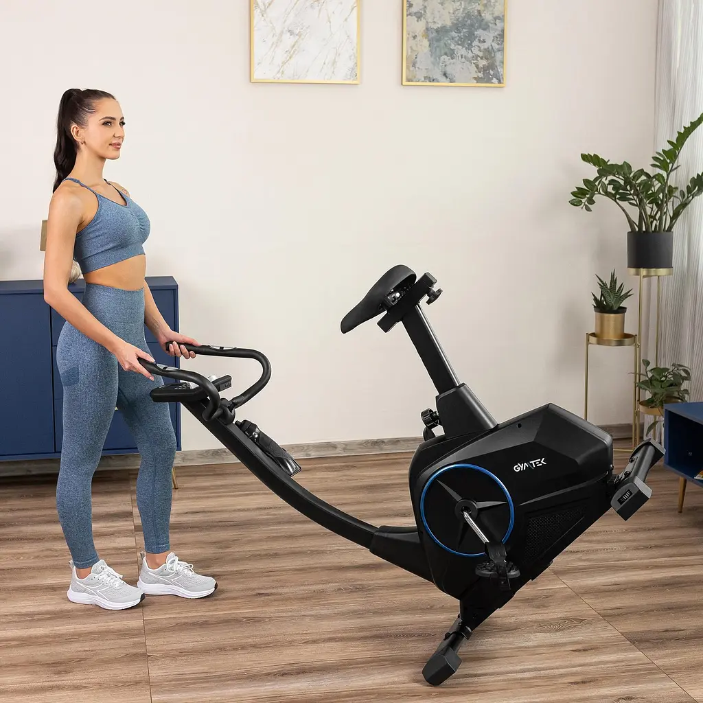 Велотренажер Gymtek XB4000 iConsole+ електромагнітний синій - фото 10