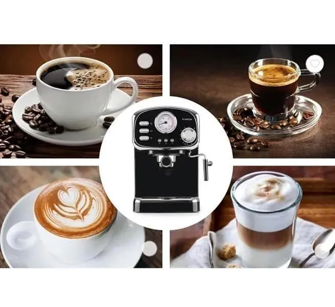 Кофеварка Klarstein Espressionata Gusto 1100W 15 бар (10033209) - фото 6