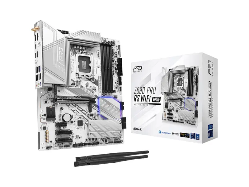 Материнська плата ASRock Z890 Pro RS WiFi White