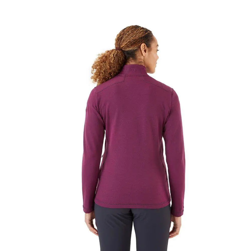 Жіноча флісова кофта Rab Geon Jacket Womens 14 Бордовий - фото 2