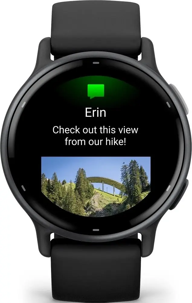 Смарт-годинник Garmin vivoactive 5 Slate Aluminum Bezel with Black Case(010-02862-10/50/5A) - фото 3