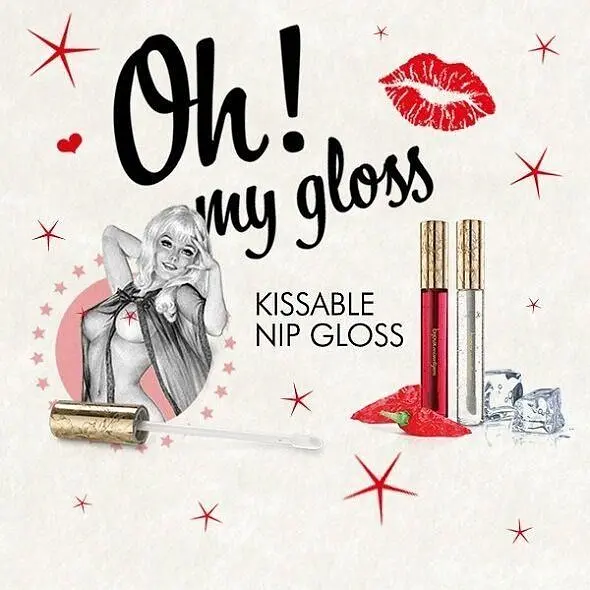 Набір блисків для сосків Bijoux Indiscrets Kissable Nip Gloss Duet 2х13 мл - фото 3